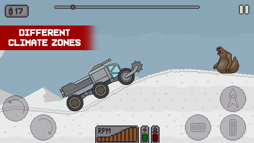 Death Rover: Space Zombie Race - Gameplay image of android game