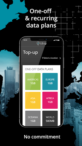 Ubigi: Travel eSIM & data plan - عکس برنامه موبایلی اندروید