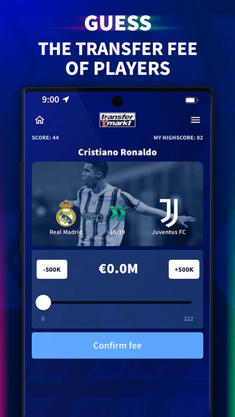 Transfermarkt: Football Quiz - Gameplay image of android game