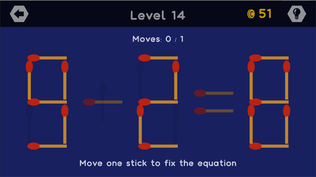 Math Sticks - Puzzle Game - عکس بازی موبایلی اندروید