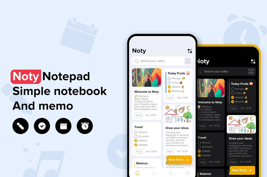 Notepad - Take Notes - عکس برنامه موبایلی اندروید