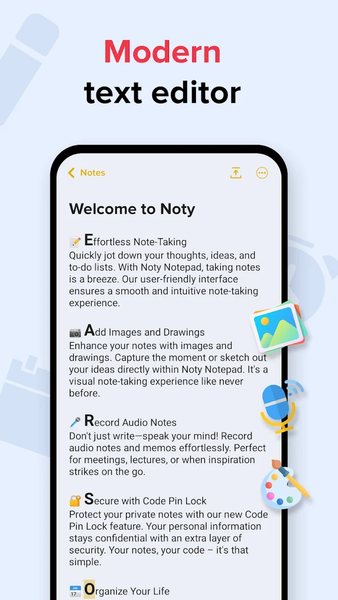 Notepad - Take Notes - عکس برنامه موبایلی اندروید