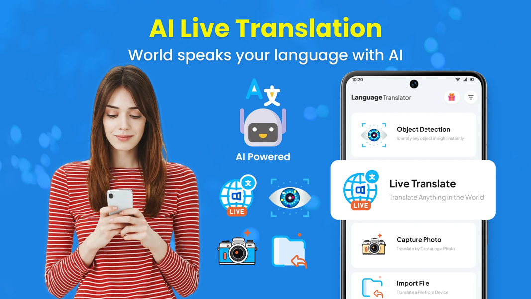 Go Translate All Languages - عکس برنامه موبایلی اندروید