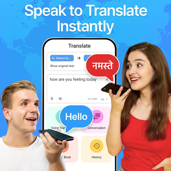 Voice Translator All Languages - عکس برنامه موبایلی اندروید