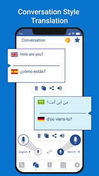 Translate All Languages App - عکس برنامه موبایلی اندروید