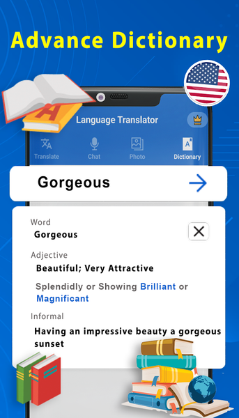 Language Translator App - عکس برنامه موبایلی اندروید