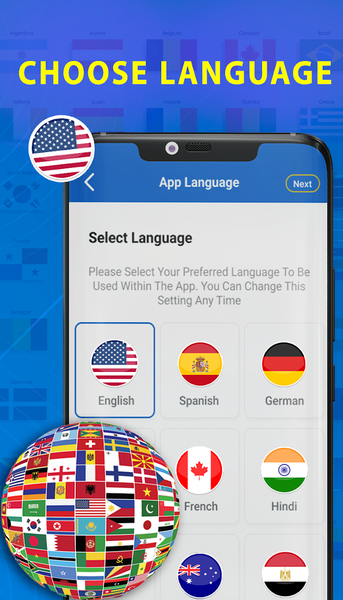 Language Translator App - عکس برنامه موبایلی اندروید