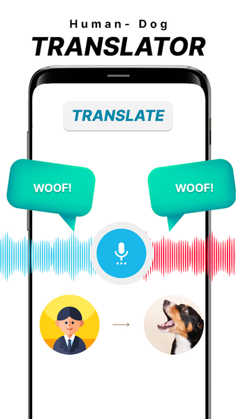 Human to Dog Voice Translator - عکس برنامه موبایلی اندروید