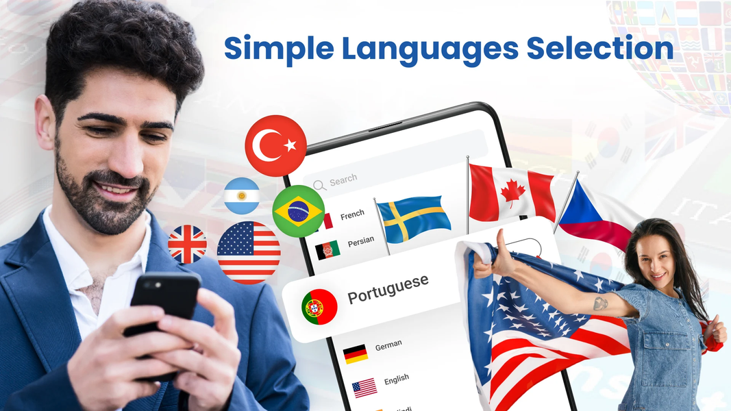 All Language Voice Translator - عکس برنامه موبایلی اندروید