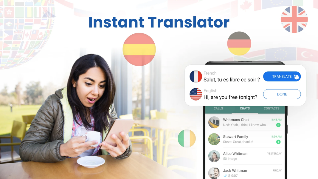 All Language Voice Translator - عکس برنامه موبایلی اندروید