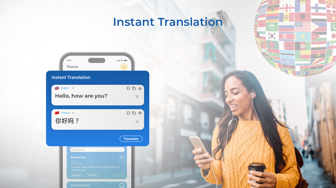 Voice Translator AI Translate - عکس برنامه موبایلی اندروید