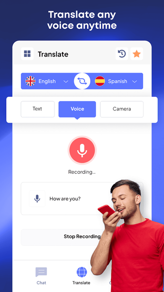 Translate App Voice Translator - Image screenshot of android app