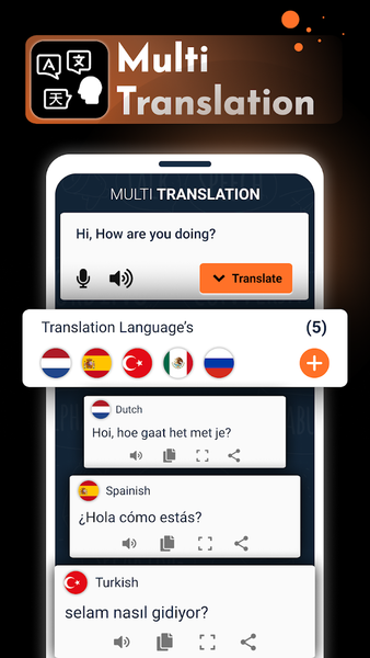 AI Translator: Voice & AI Chat - Image screenshot of android app
