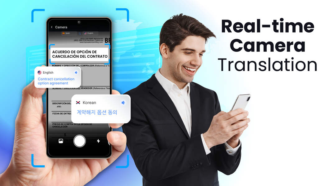 All Language Translator App - عکس برنامه موبایلی اندروید