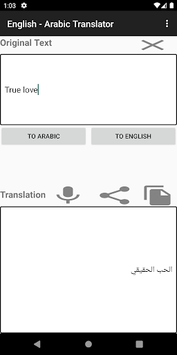 English - Arabic Translator - عکس برنامه موبایلی اندروید