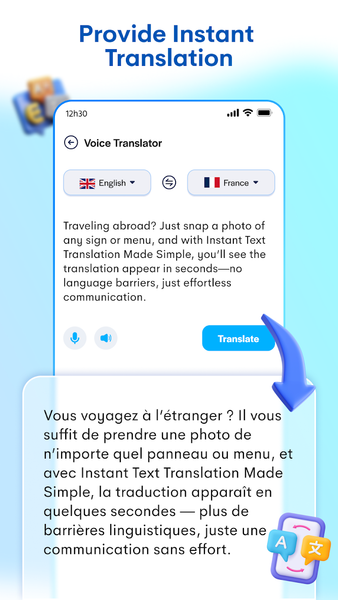 Audio Translator - Speak Now - Image screenshot of android app