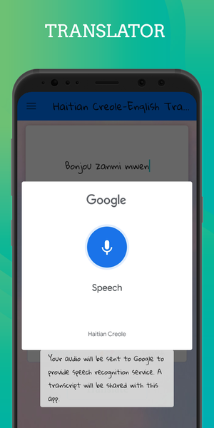 Haitian Creole - English Trans - عکس برنامه موبایلی اندروید