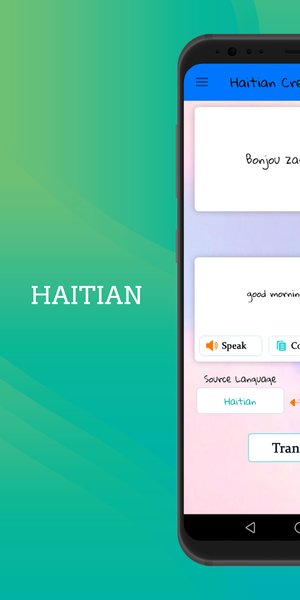 Haitian Creole - English Trans - عکس برنامه موبایلی اندروید