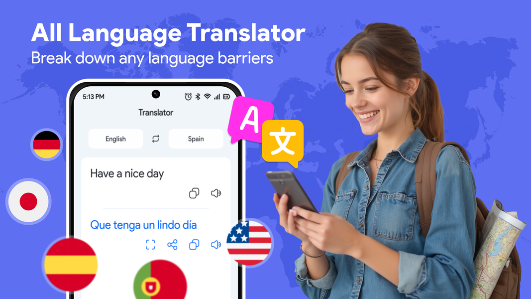 All Language Translator AI - عکس برنامه موبایلی اندروید