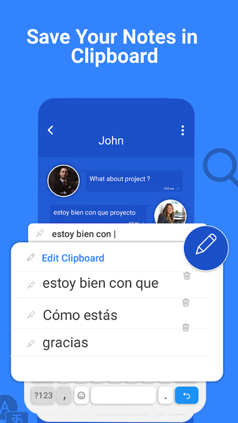 Transtype Translator Keyboard - عکس برنامه موبایلی اندروید