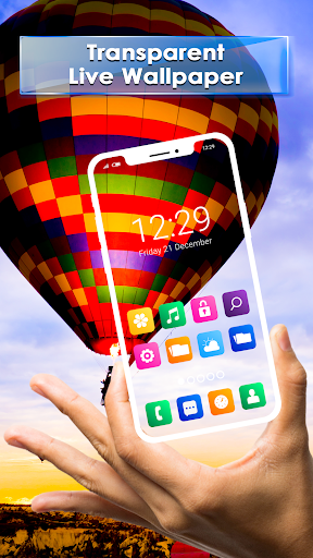 Transparent Screen & Live Wallpaper - Image screenshot of android app