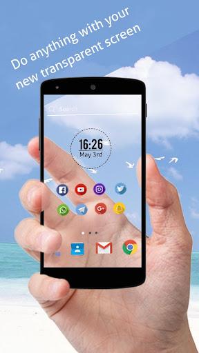 Transparent Live Wallpaper - Image screenshot of android app