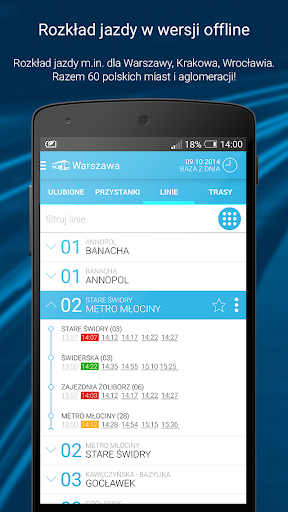 Transportoid, public transport - عکس برنامه موبایلی اندروید