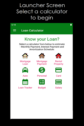 Loan Calculator - عکس برنامه موبایلی اندروید