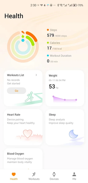 My Health - Image screenshot of android app