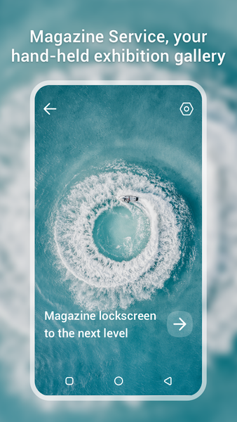 Magazine Lockscreen HiOS - عکس برنامه موبایلی اندروید