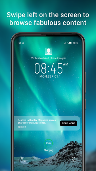 Magazine Lockscreen XOS - عکس برنامه موبایلی اندروید