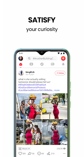 MORE: Discover & share happen - Image screenshot of android app