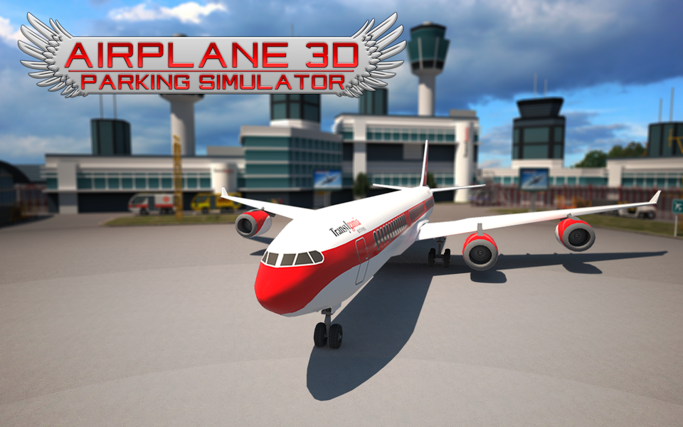 Airplane 3D Parking Simulator - Gameplay image of android game
