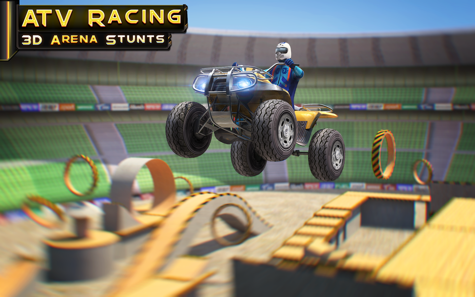 ATV Racing 3D Arena Stunts - Gameplay image of android game