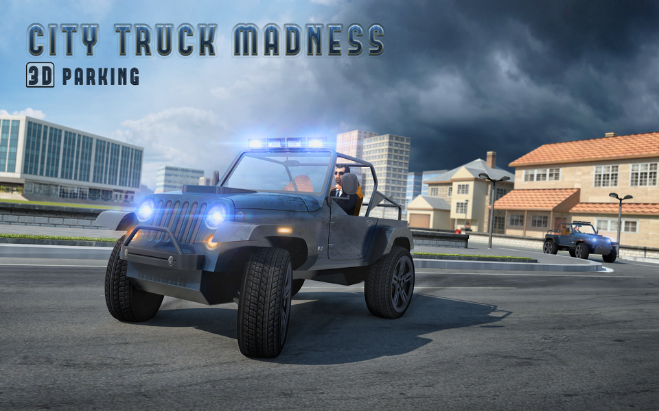 City Truck Madness 3D Parking - Gameplay image of android game