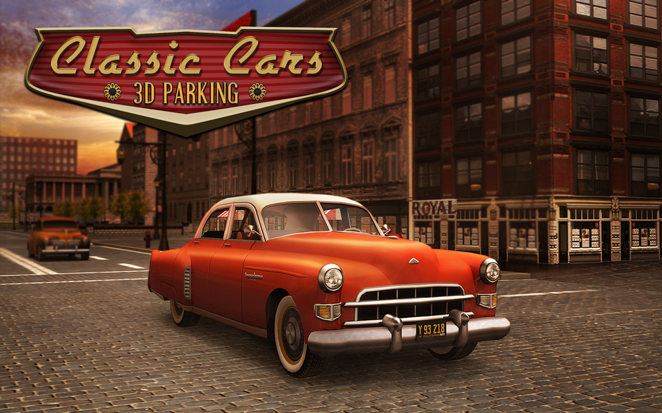 Classic Cars 3D Parking - Gameplay image of android game