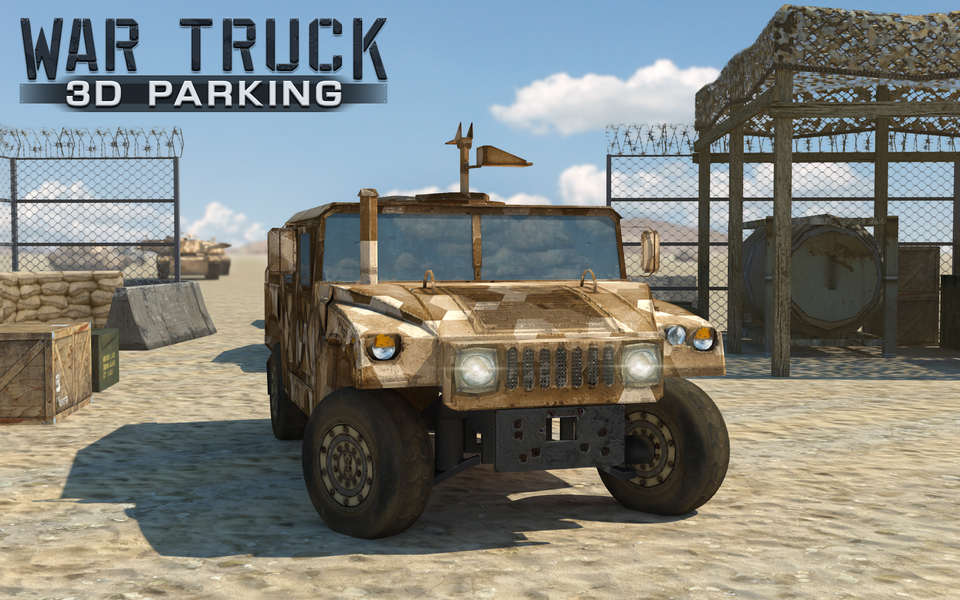 War Truck 3D Parking - Gameplay image of android game