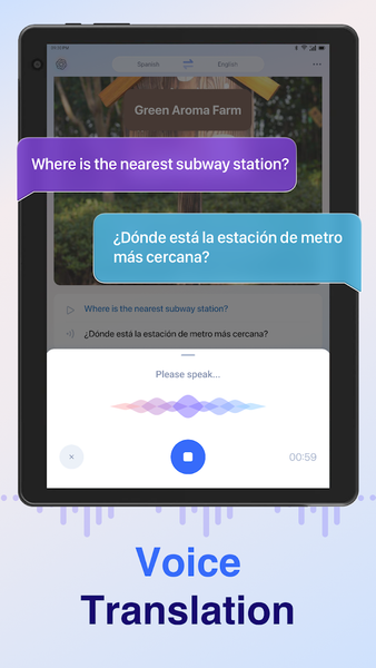 Translate:Language Translator - عکس برنامه موبایلی اندروید
