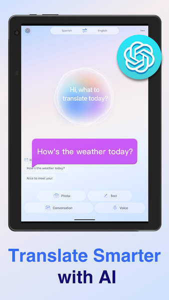 Translate:Language Translator - عکس برنامه موبایلی اندروید
