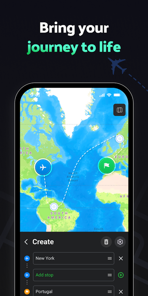 TravelAnimator・Journey Route - عکس برنامه موبایلی اندروید