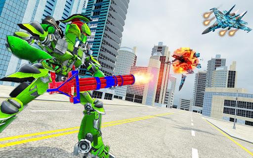US Army Robot Transformation Jet Robo Car Tank War - Gameplay image of android game