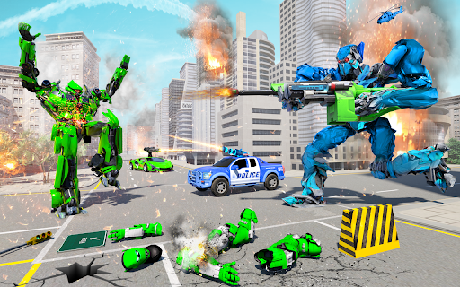 Multi Robot Car Transform War - عکس بازی موبایلی اندروید