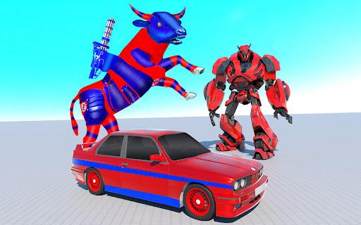 Multi Car Transform Robot Game - Gameplay image of android game