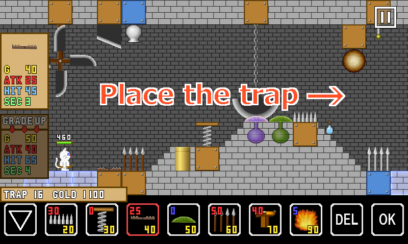 TrapCastle(ActionDefenderGame) - Gameplay image of android game