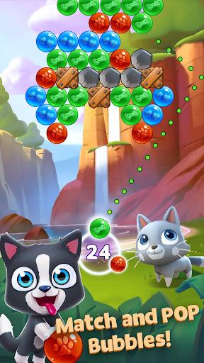 Pet Paradise: Bubble Pop Match - Gameplay image of android game