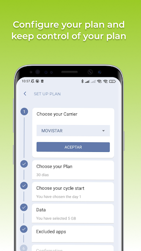 Mobile Data Consumption - Image screenshot of android app