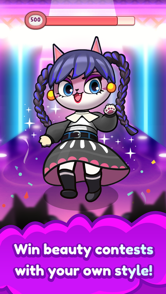 Idle Cat Makeover: Hair Salon - عکس بازی موبایلی اندروید