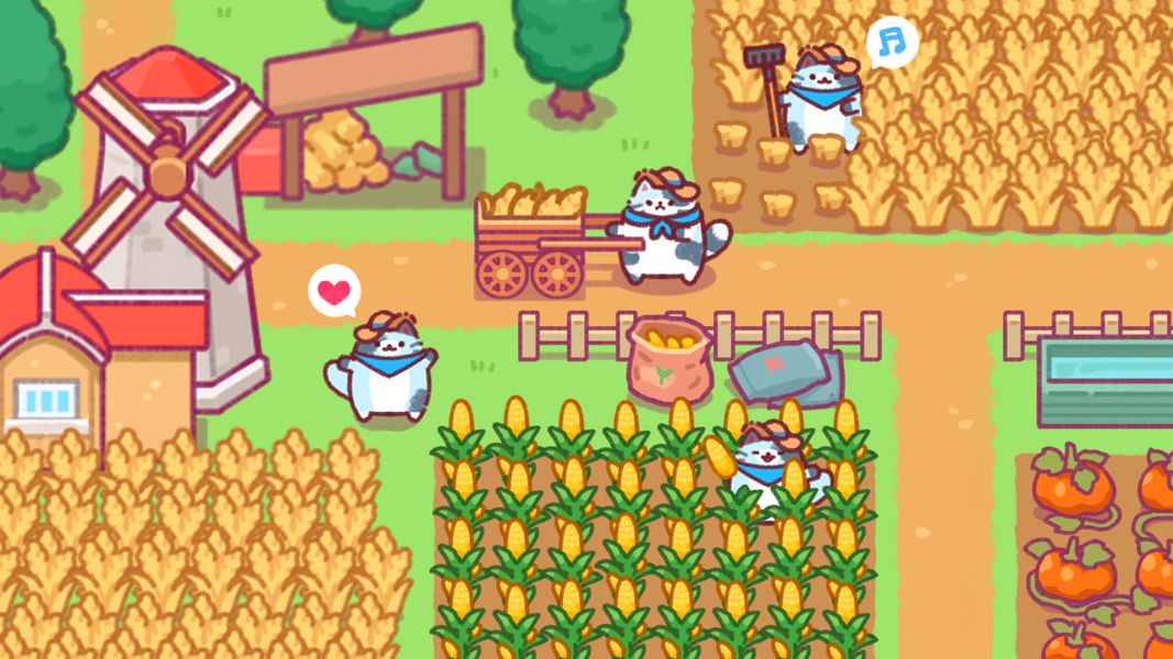 Cat Town Valley: Healing Farm - عکس بازی موبایلی اندروید