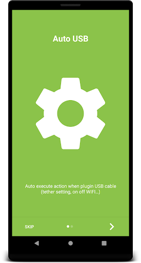 Auto USB Tethering - Image screenshot of android app