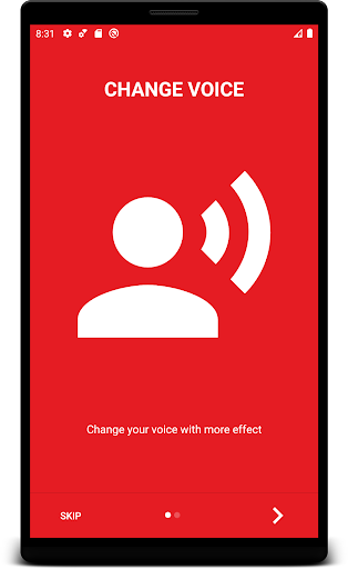 Voice changer - voice effect - عکس برنامه موبایلی اندروید